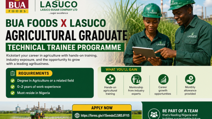 BUA Foods x LASUCO AGTTP 2026